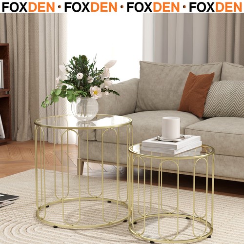 Nesting tables gold metal - nesting,