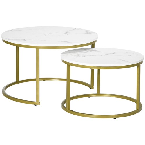 Marble coffee table - set, 2