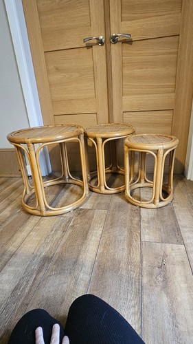 Bamboo and rattan - bamboo, round