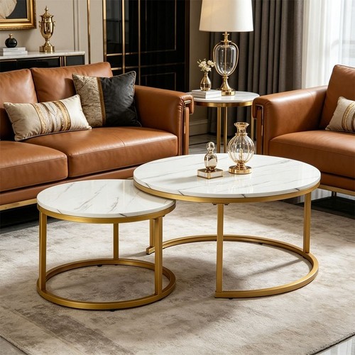 Nesting coffee tables set - nesting,