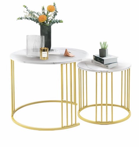 Nesting coffee tables set - nesting, of