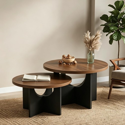 Set round nesting coffee - 2,