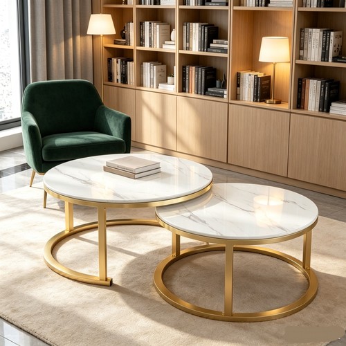 Set nesting coffee tables - 2,