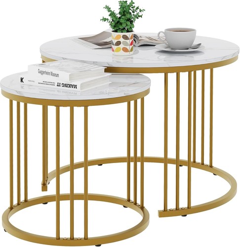 Round coffee tables - set, of