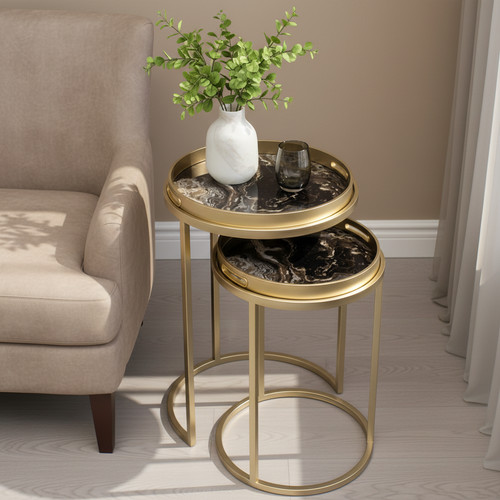 Piece nesting table set - nesting,