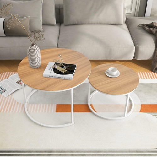 Round nesting coffee - round,