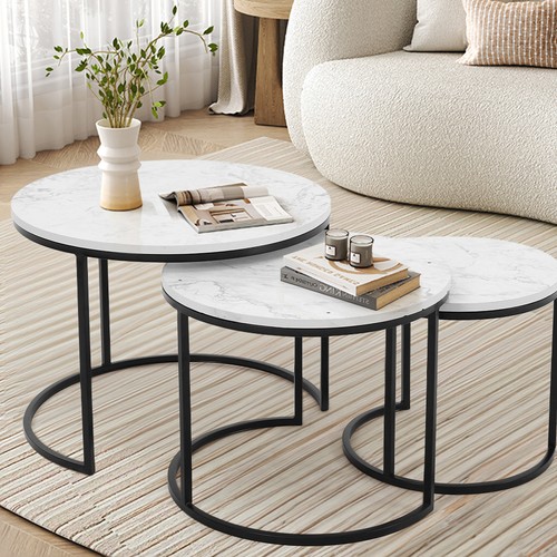 Set round nesting coffee - round,