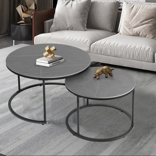 Round coffee table sofa - table,
