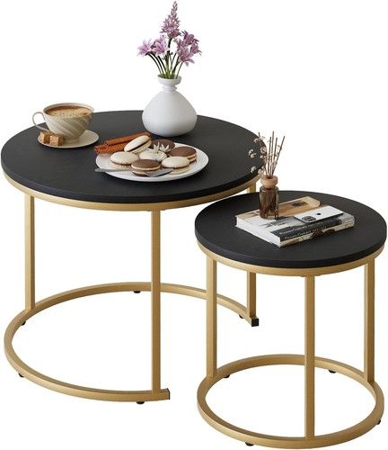 Round coffee tables - round,