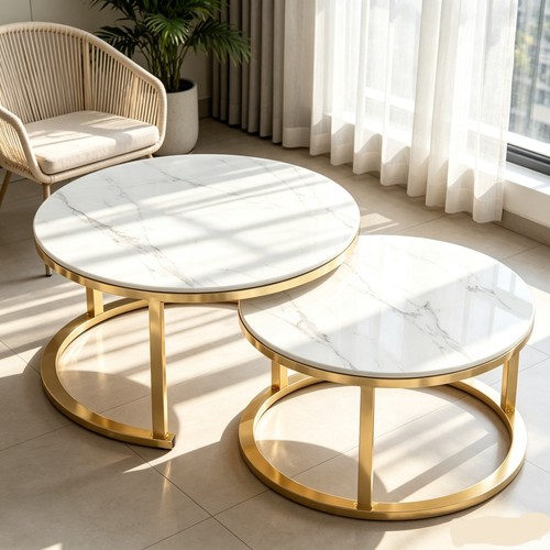 Nesting coffee tables set - tables,