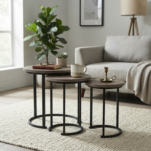 Compact set vintage - vintage, round