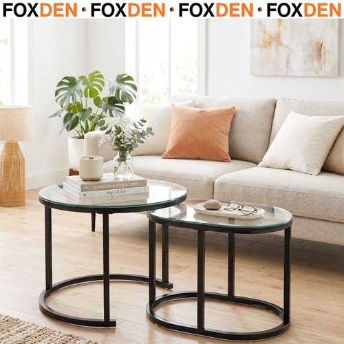 Nesting tables set black - tables,