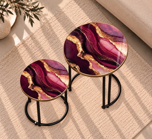 Luxury set reddish - set, of