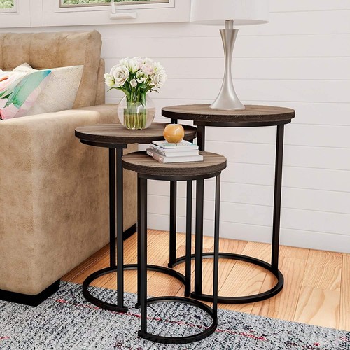 Set rustic brown black - set, 3