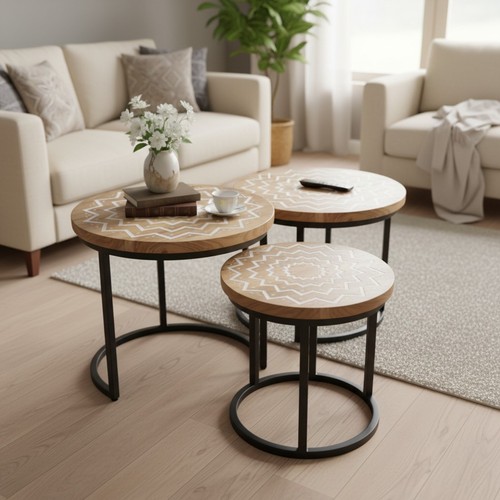 Nest tables piece set - nest,