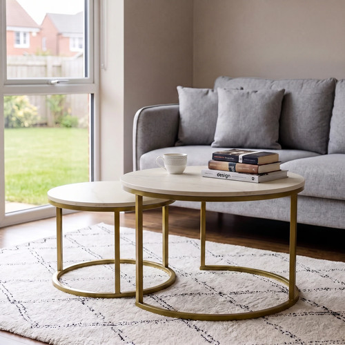 Round nest coffee tables - round, of