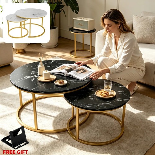 Nesting coffee tables set 2 - coffee,