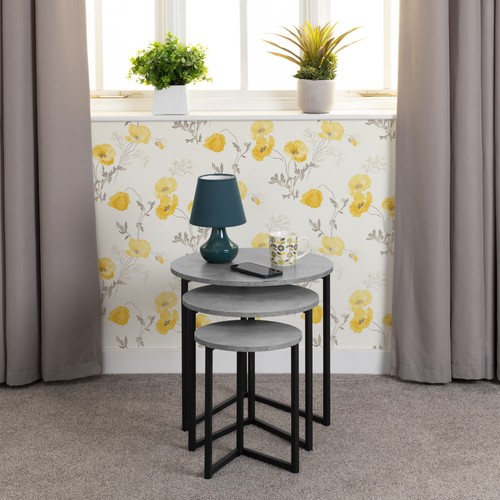 Athens 3pc round nest - nest, of