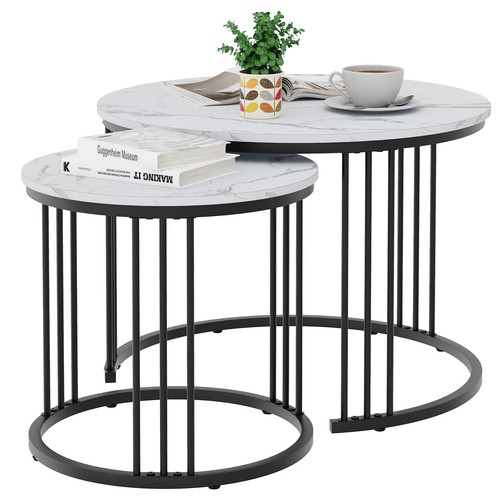 Round coffee tables set 2 - of,