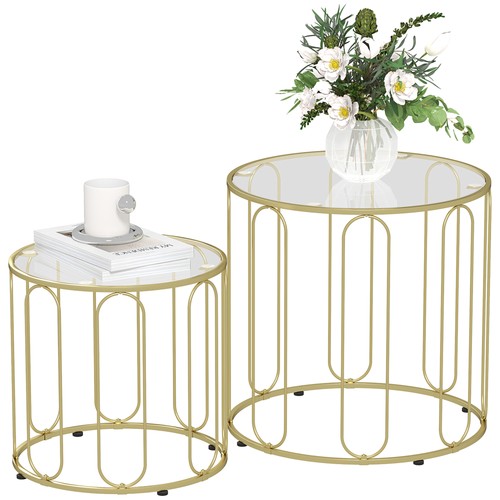 Homcom coffee table set - homcom,