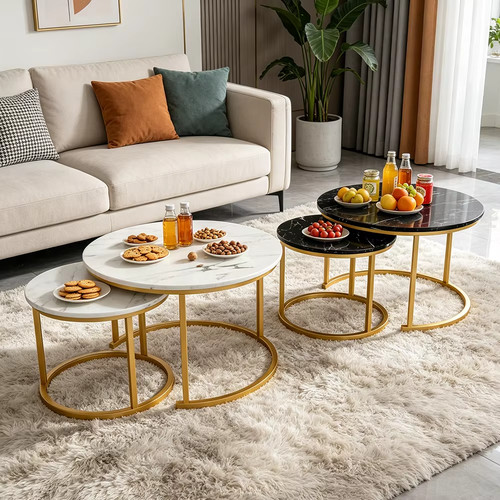 Nesting coffee tables set - coffee, 2