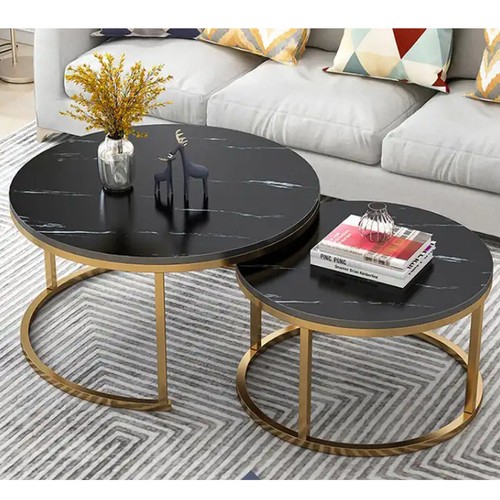 Nesting coffee tables set - coffee,