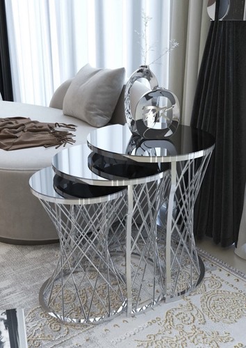 Silver black nested coffee - black,