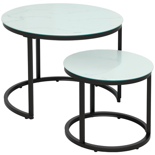Glass coffee table set 2 - table, of